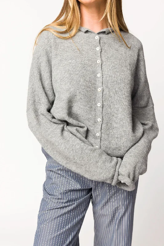 Piper Cardigan in Heather Grey