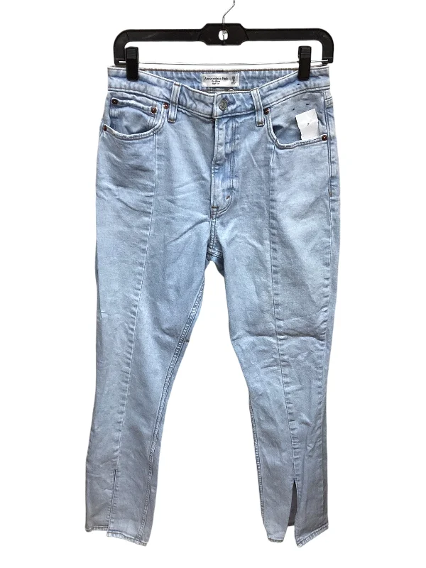 Jeans Skinny By Abercrombie And Fitch In Blue Denim, Size: 6