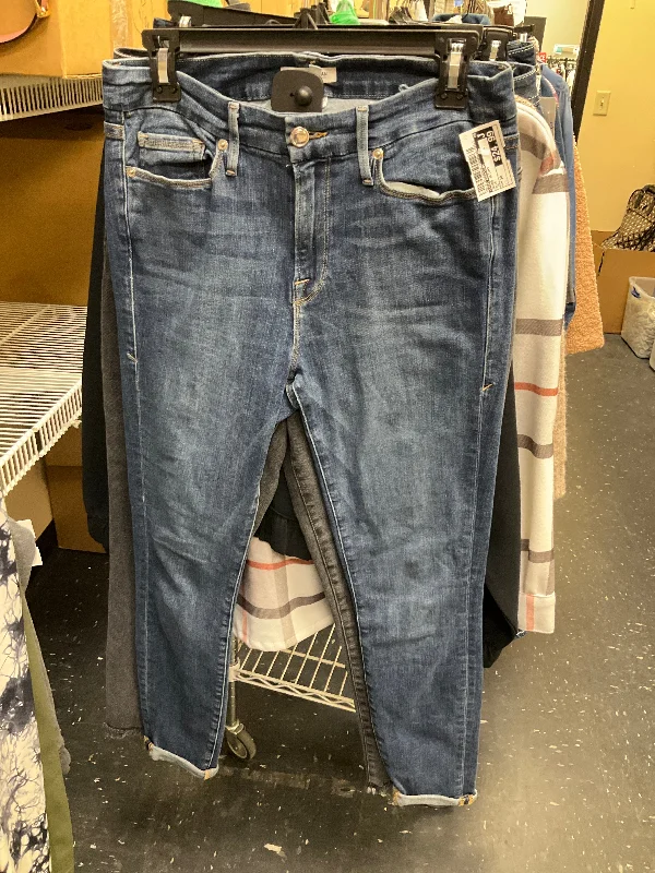 Jeans Skinny By Good American In Blue, Size: 10