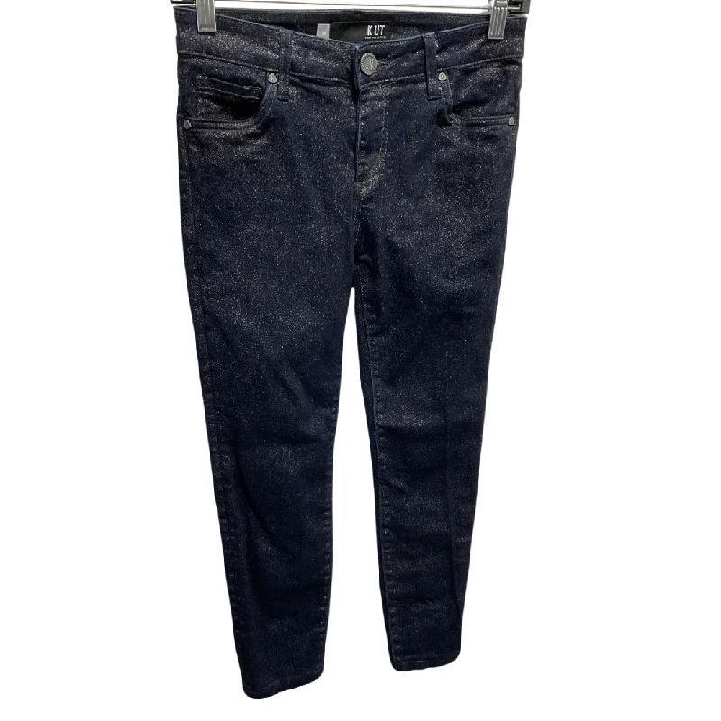 Jeans Skinny By Kut In Blue, Size: 0p