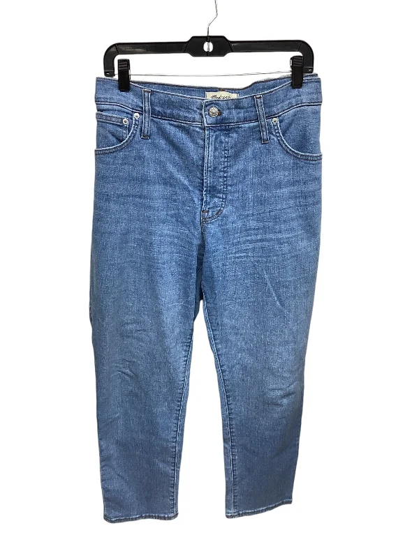 Jeans Skinny By Madewell In Blue Denim, Size: 16