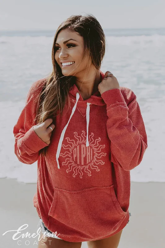 Pi Beta Phi PR Corduroy Hoodie