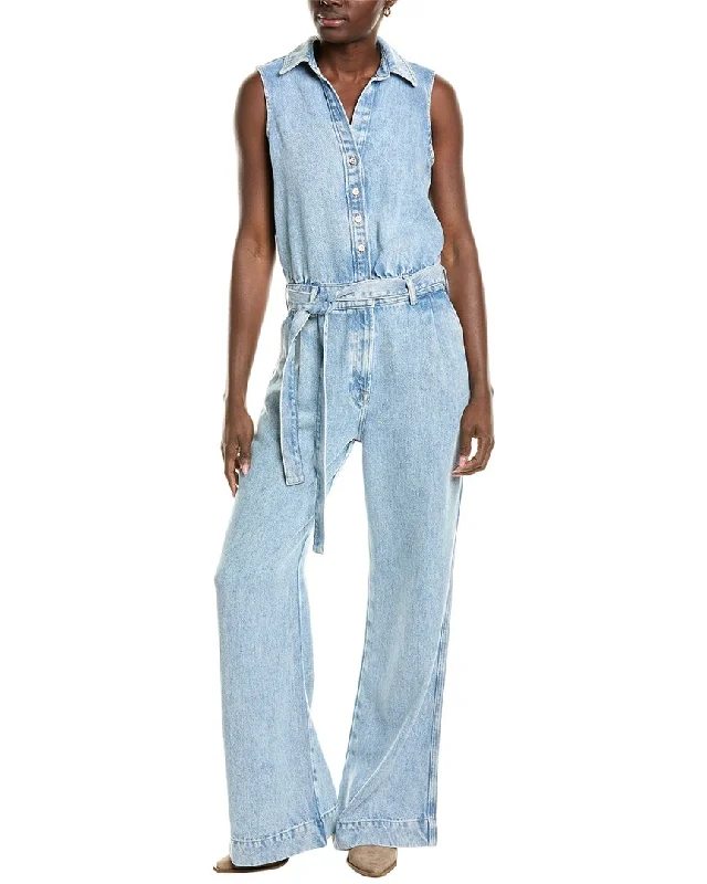 7 For All Mankind Pleated Jumpsuit