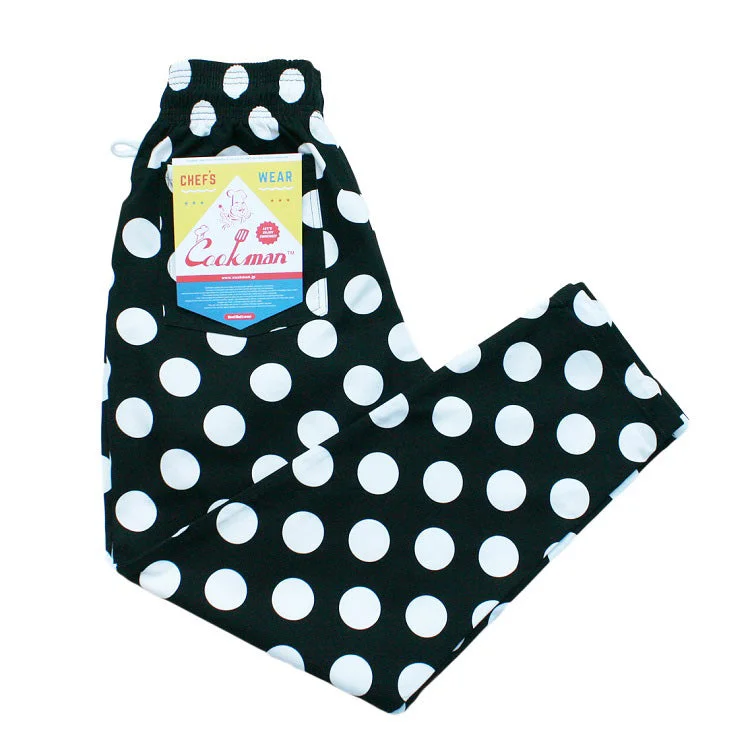 Cookman Chef Pants - Big Dots Black