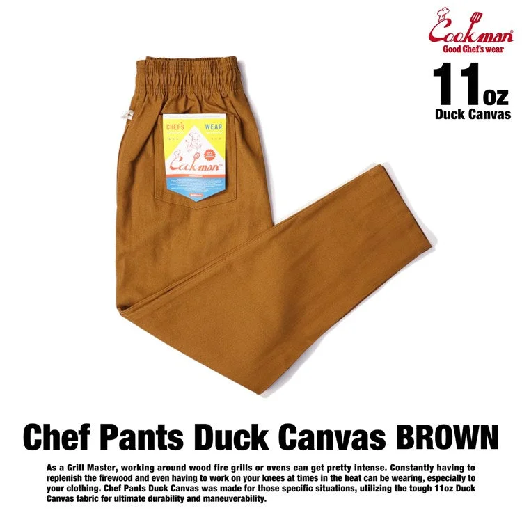 Cookman Chef Pants - Duck Canvas : Brown