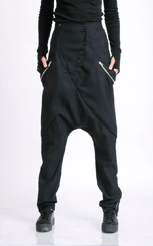 Drop Crotch Maxi Pants