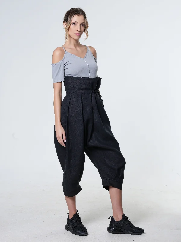 Loose Linen Capris