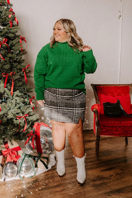 Evergreen Dreams Knit Sweater Curves